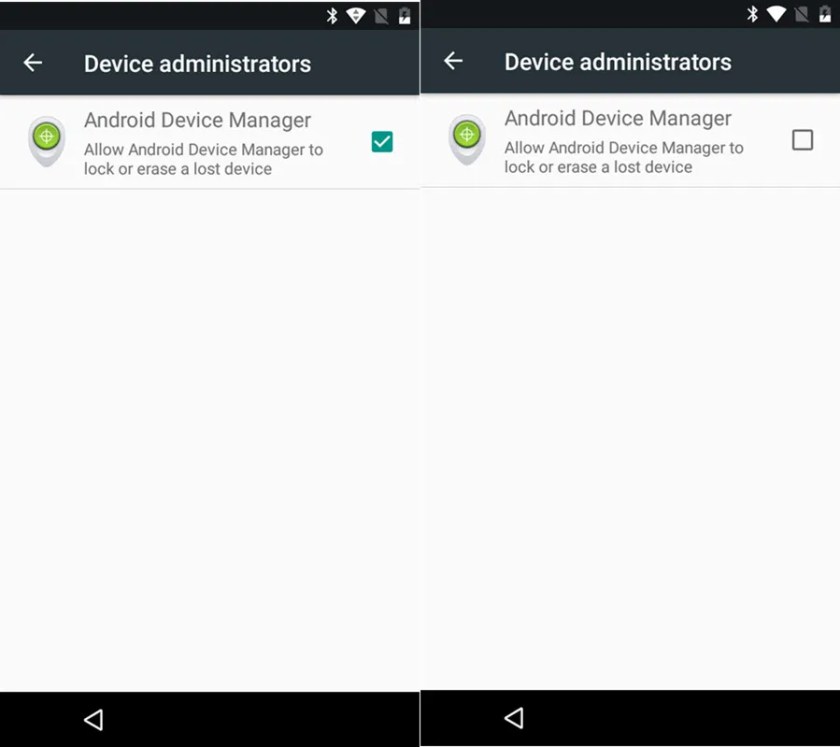 Choose Device Administrators.
