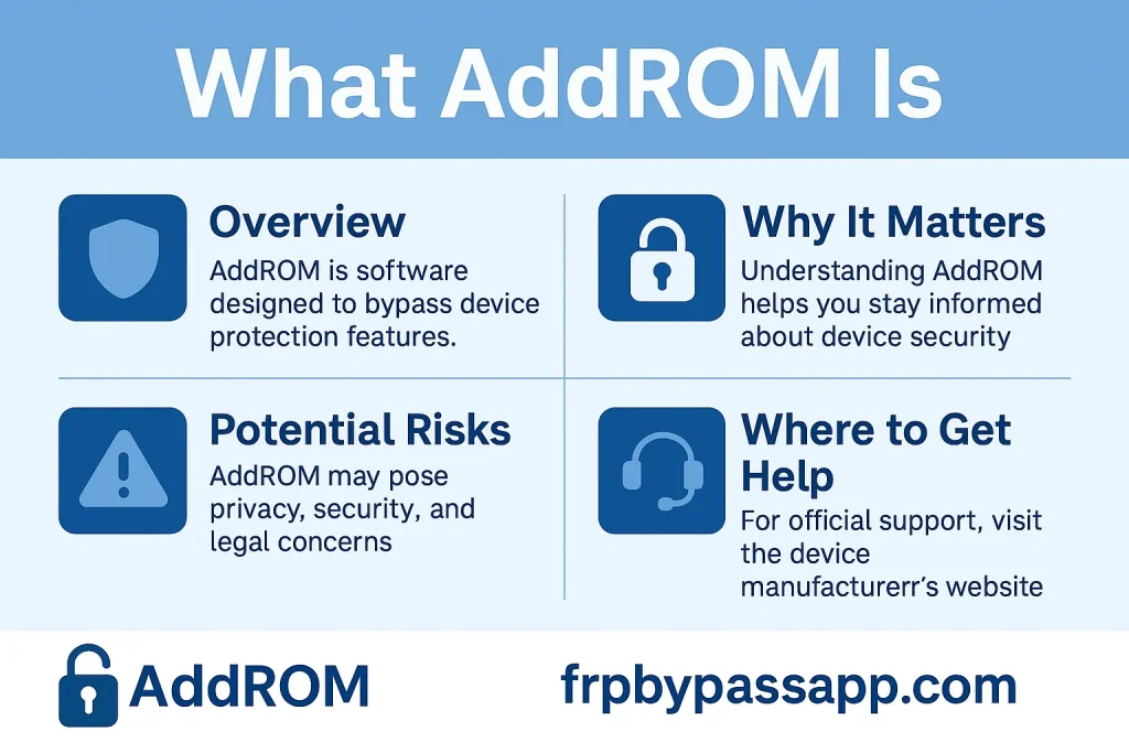 AddROM Bypass FRP App Latest Guide